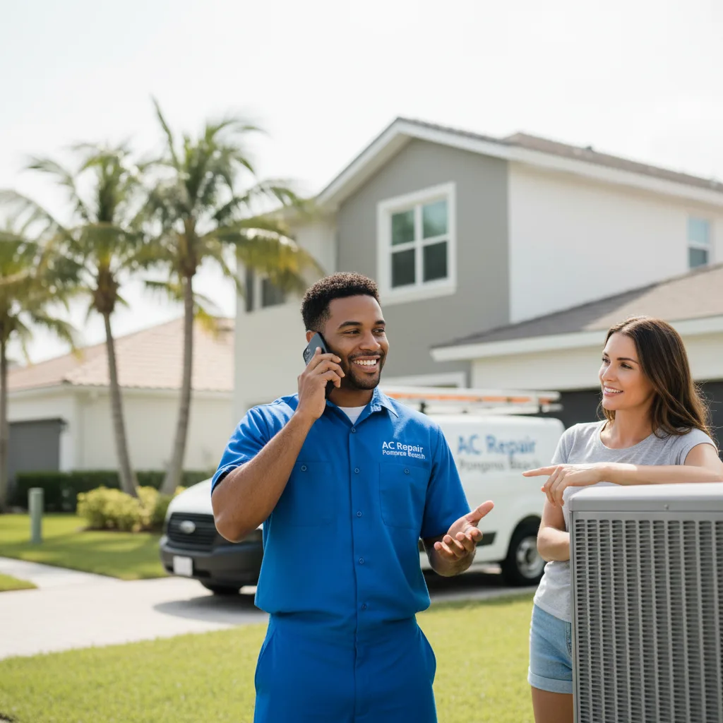 AC Repair Pompano Beach customer support in San Elizario